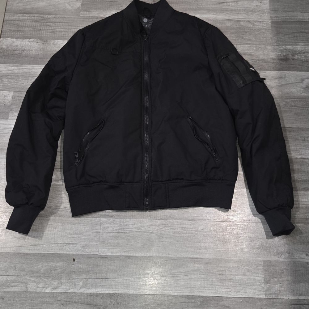 Youngla Black Bomber Jacket